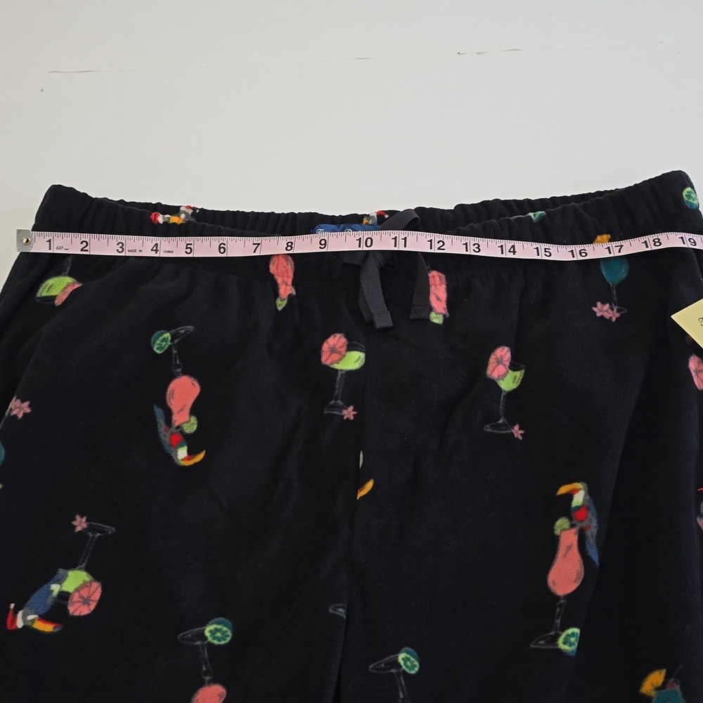 NWT Tommy Bahama Men's Fleece Pants Tropical Toucan Black Size XL - Picture 10 of 16